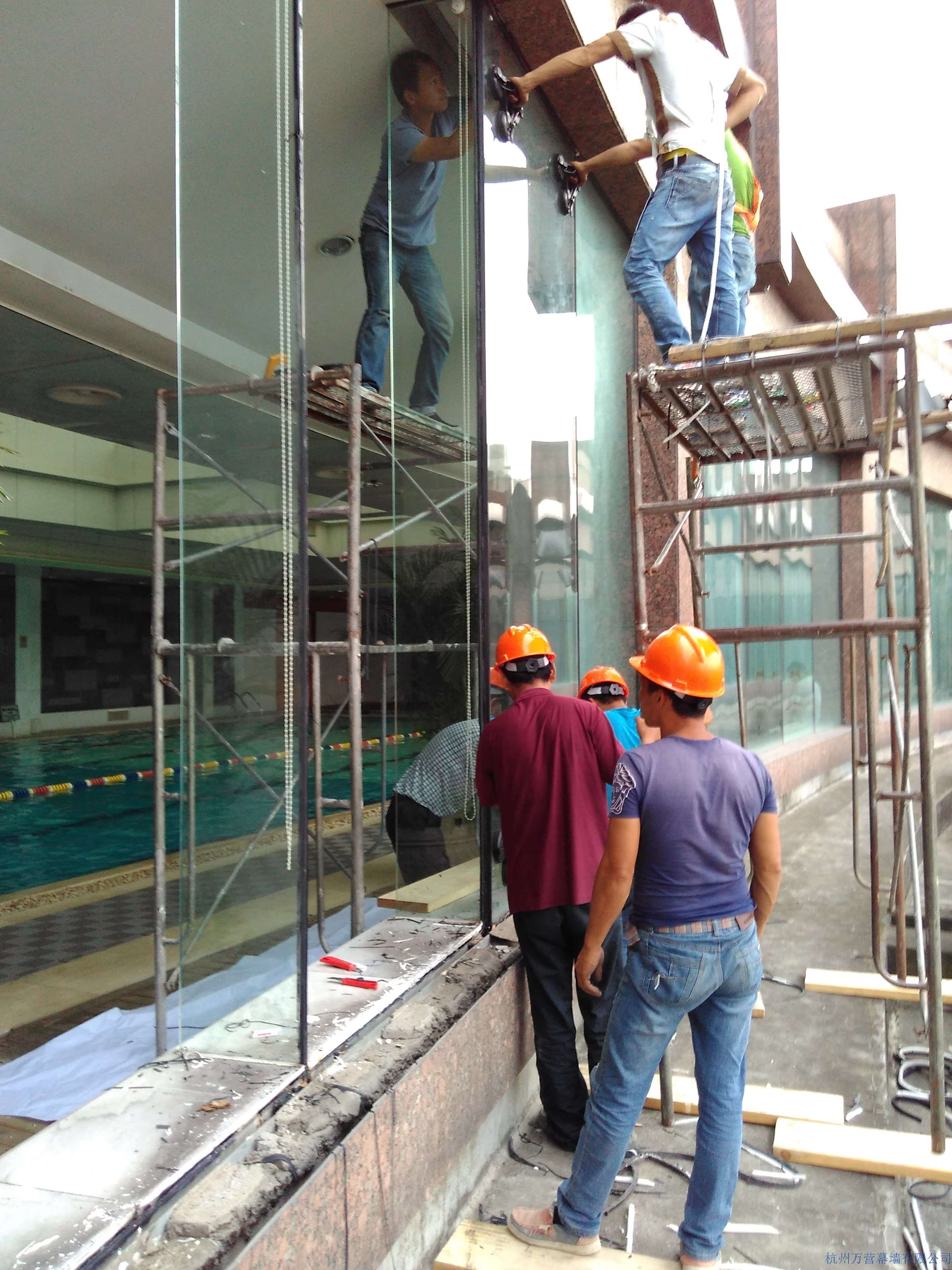 萧山开元酒店幕墙玻璃更换